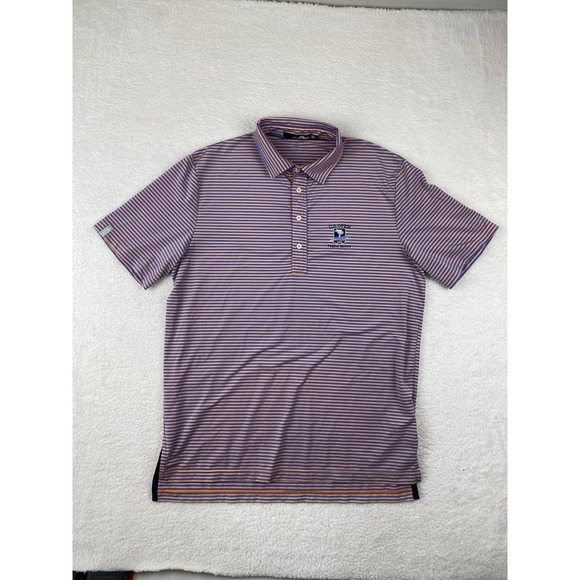 US OPEN PEBBLE BEACH x RLX RALPH LAUREN Mens Polo Shirt Medium Golf‎ Performance - Picture 2 of 12